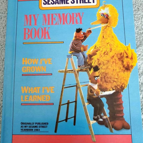 Vintage Sesame Street My Memory Book How I've Grown What I've Learned 1983 - Picture 1 of 2